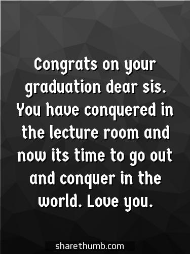 heartfelt message to graduate